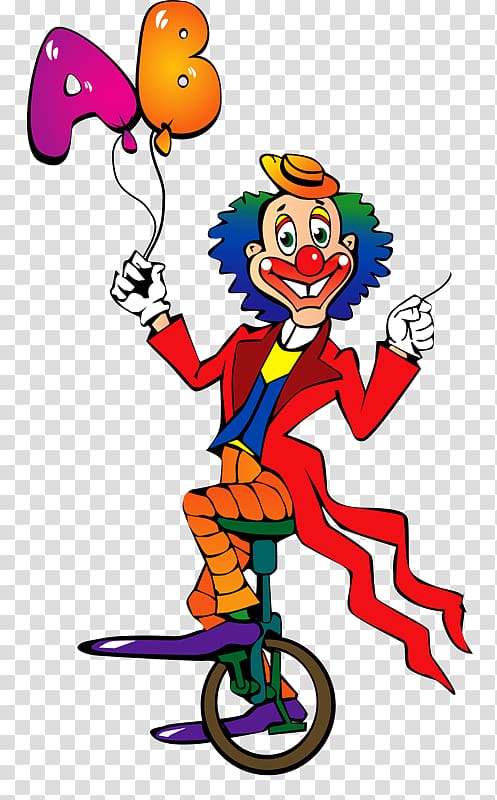 Clown Joker Circus, tuk tuk taxi transparent background PNG clipart