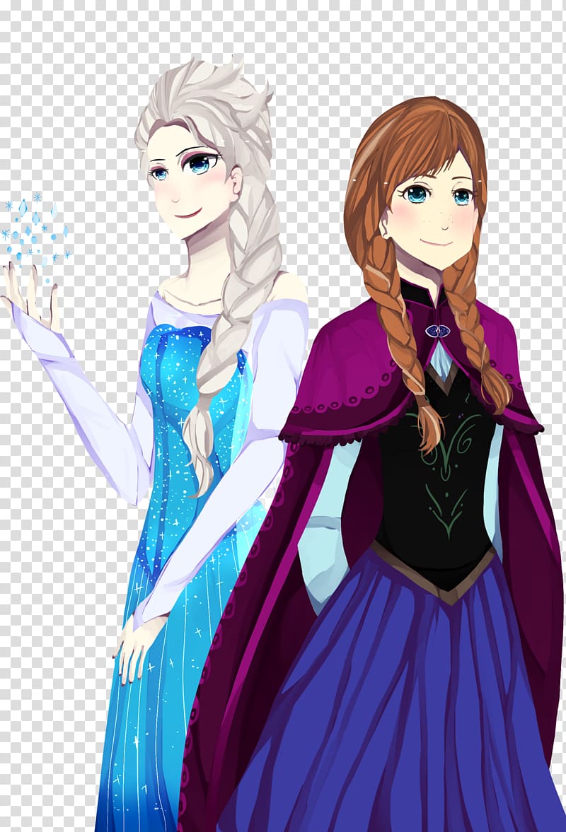 Elsa Anna Anime Frozen Film Series Disney Princess, anna transparent background PNG clipart