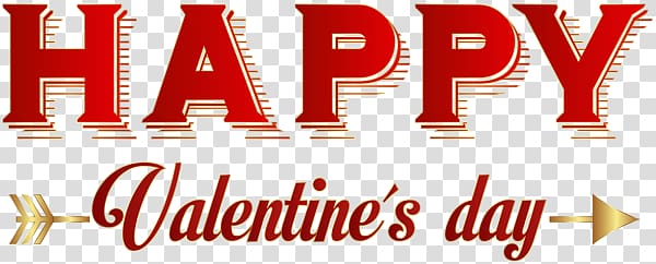 Happy Valentines Day transparent background PNG clipart