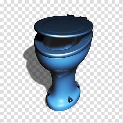 Icon, Blue toilet transparent background PNG clipart