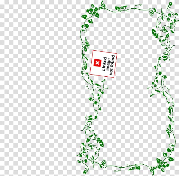 Leaf Vine , green border transparent background PNG clipart