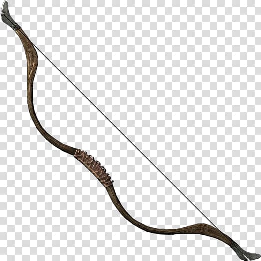 The Elder Scrolls V: Skyrim Oblivion Bow and arrow Archery Hunting, Library Icon Bow transparent background PNG clipart
