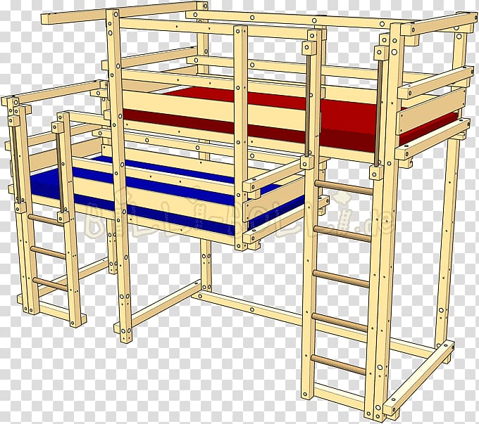 Bed frame Bunk bed, Canopy Bed transparent background PNG clipart