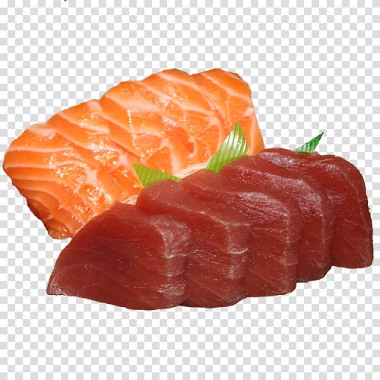 Sashimi Smoked salmon Crudo Sushi Onigiri, sushi transparent background PNG clipart