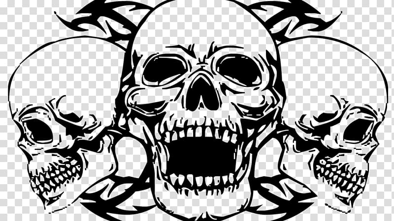Skull Drawing, skulls transparent background PNG clipart