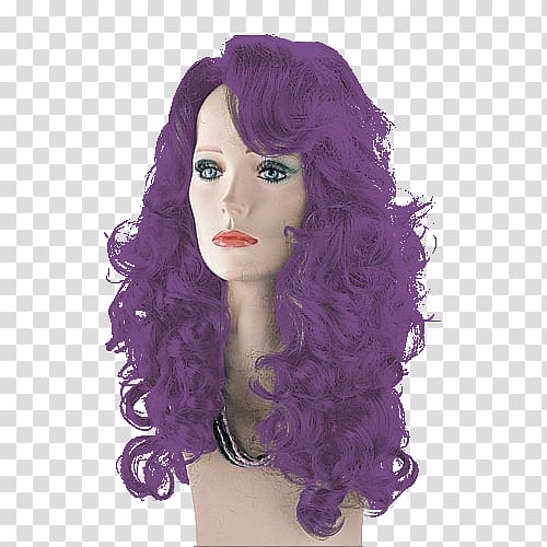 Wig Purple, Meenah Peixes Cosplay Wig transparent background PNG clipart
