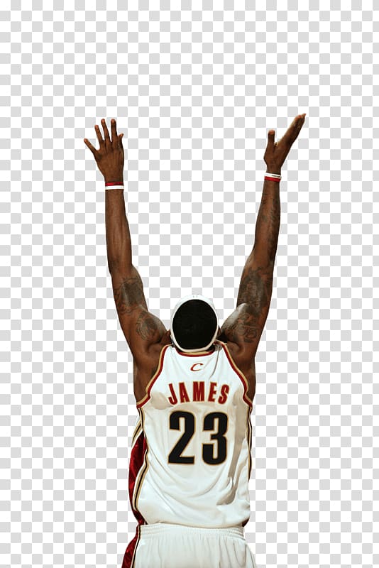 Cleveland Cavaliers LeBron James, Lebron James Arms In the Air transparent background PNG clipart