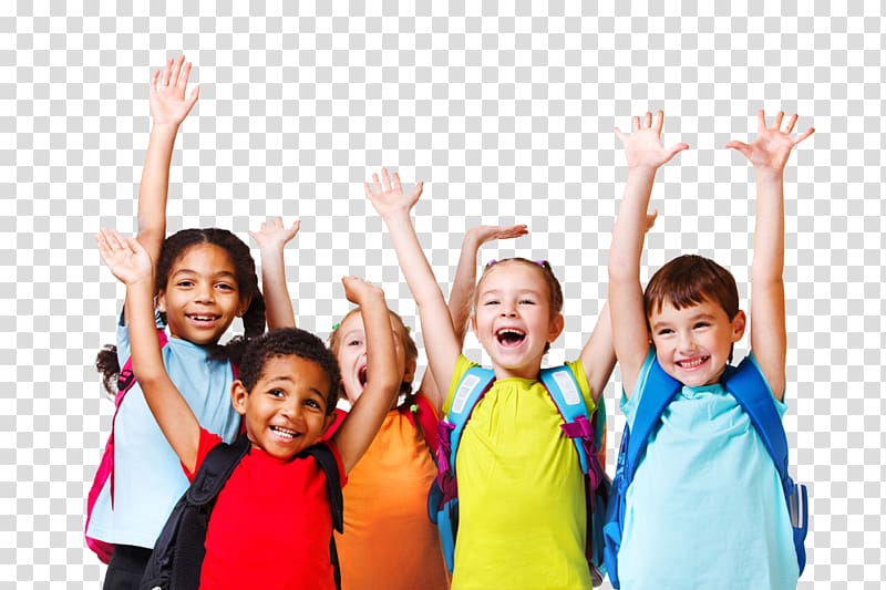 five children raising up hands, United States Child Boy International Preschool Kindergarten, Children raise their hands transparent background PNG clipart