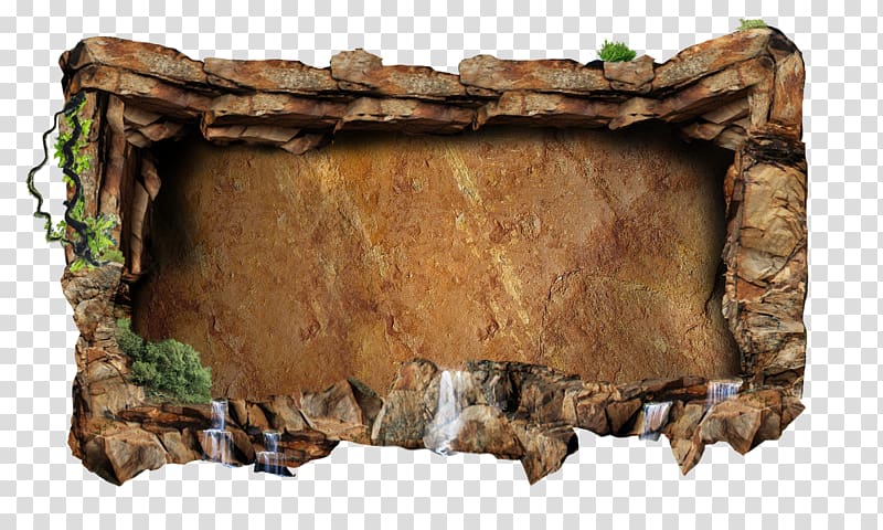 rectangular brown rock template, Rock Computer file, Rock background transparent background PNG clipart