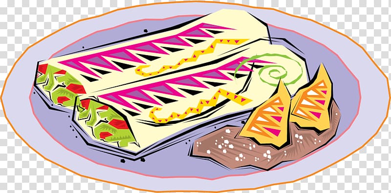 Burrito , fast-food transparent background PNG clipart