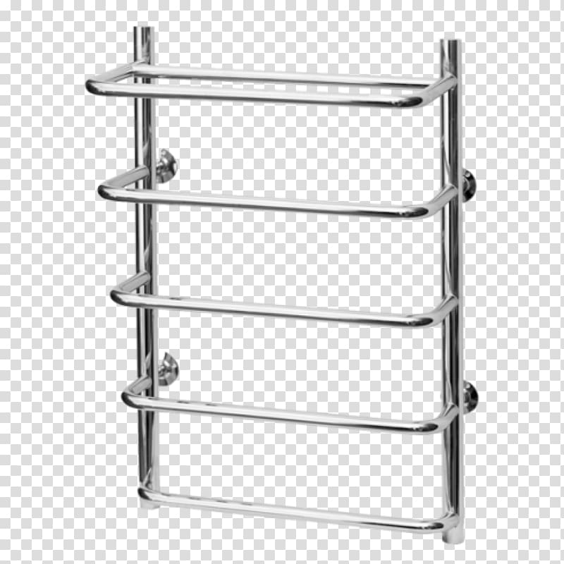 Shelf Heated towel rail Bathroom Heating Radiators Stainless steel, stainless steel balcony railing transparent background PNG clipart