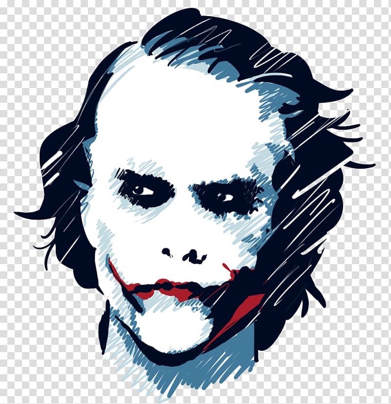 The Dark Knight Joker Heath Ledger YouTube T-shirt, joker transparent background PNG clipart