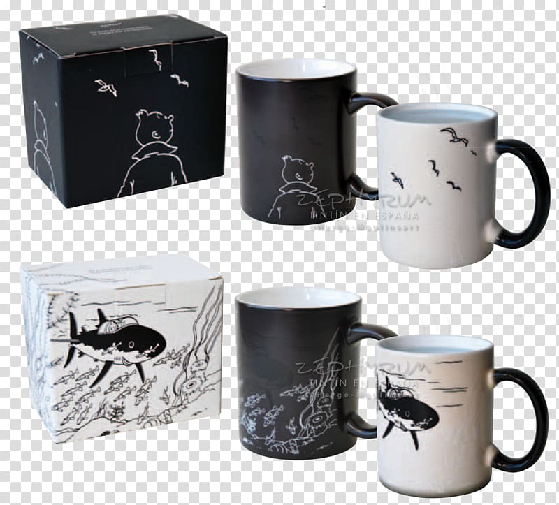 Coffee cup Snowy Tintin Bianca Castafiore Mug, mug transparent background PNG clipart