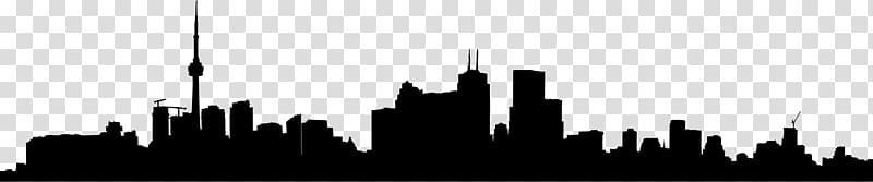 Toronto Skyline Television Silhouette , Silhouette transparent background PNG clipart