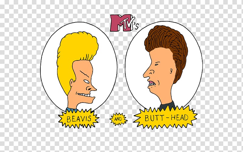 Beavis Butt-head T-shirt , cartoon background transparent background PNG clipart