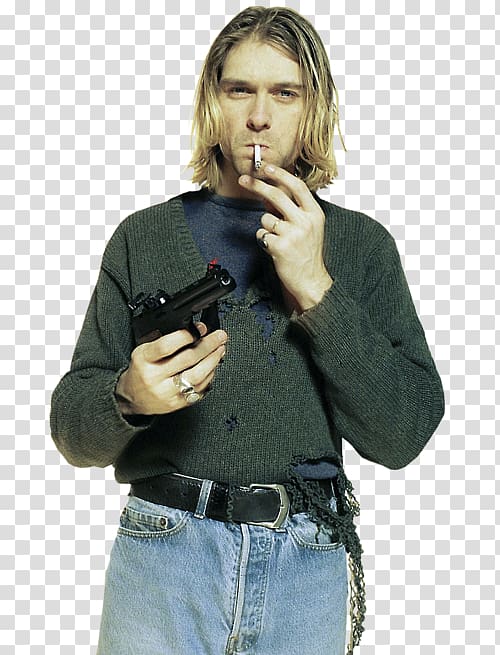 Suicide of Kurt Cobain Nirvana Grunge MTV Unplugged in New York, others transparent background PNG clipart