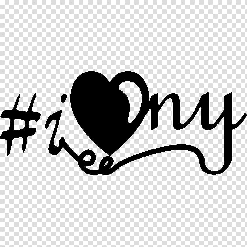 Sticker City I Love New York Brand Text, I Love New York transparent background PNG clipart