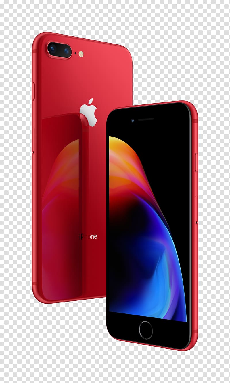 Apple iPhone 8 Plus Product Red Apple iPhone 7 Plus, iphone 7 red transparent background PNG clipart