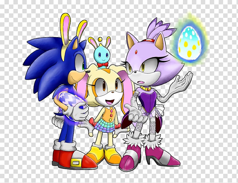 Sonic the Hedgehog Illustration Blaze the Cat, cream the rabbit feet transparent background PNG clipart