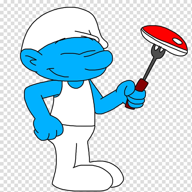 Baker Smurf Barbecue The Smurfs Art Drawing, smurfs transparent background PNG clipart
