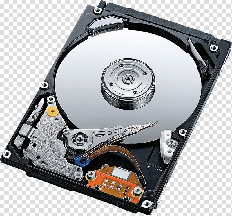 Laptop Hard Drives Disk storage Serial ATA Data storage, Hard Disk transparent background PNG clipart