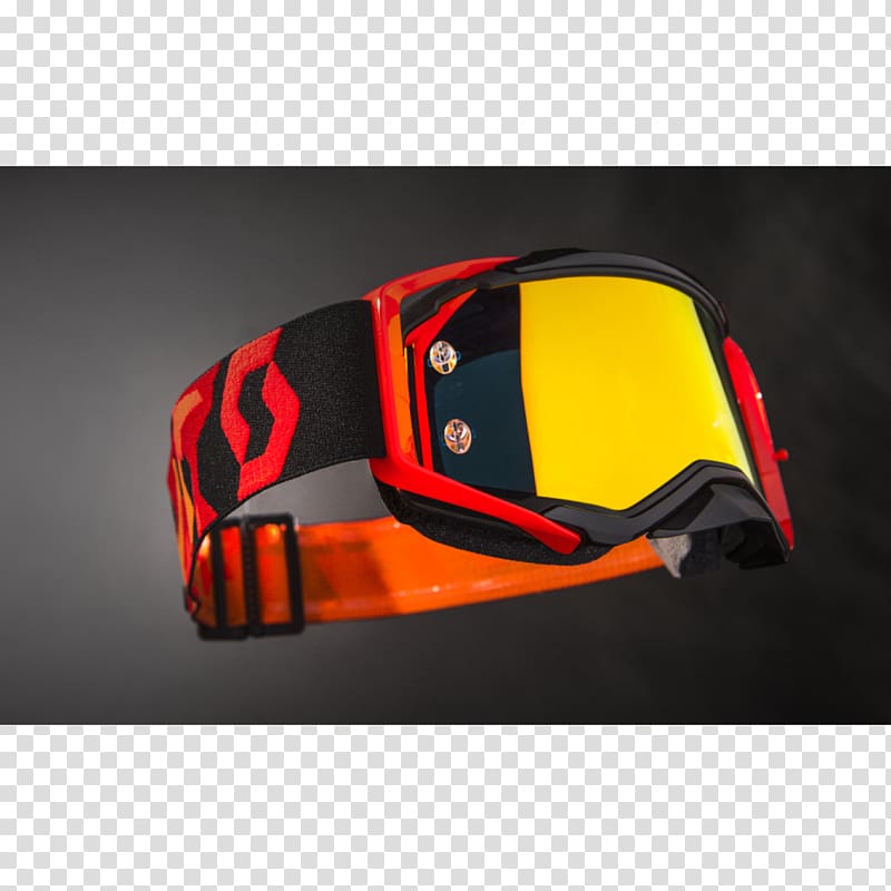 Goggles Scott Sports Crossbril Motocross Crossmotor, motocross transparent background PNG clipart