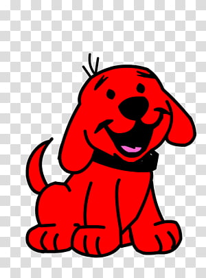 Red best sale dog art