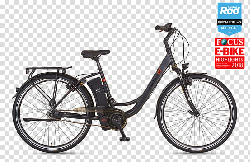 Prophete E-Bike Alu-City Elektro Electric bicycle Shimano, Bicycle transparent background PNG clipart