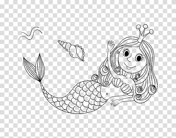 Ariel The Little Mermaid Drawing, Mako transparent background PNG clipart