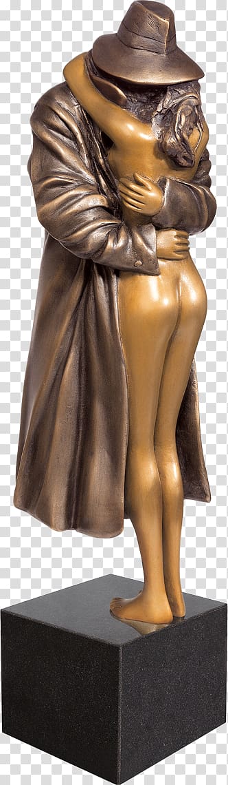 The Kiss Bronze sculpture Artist, painting transparent background PNG clipart