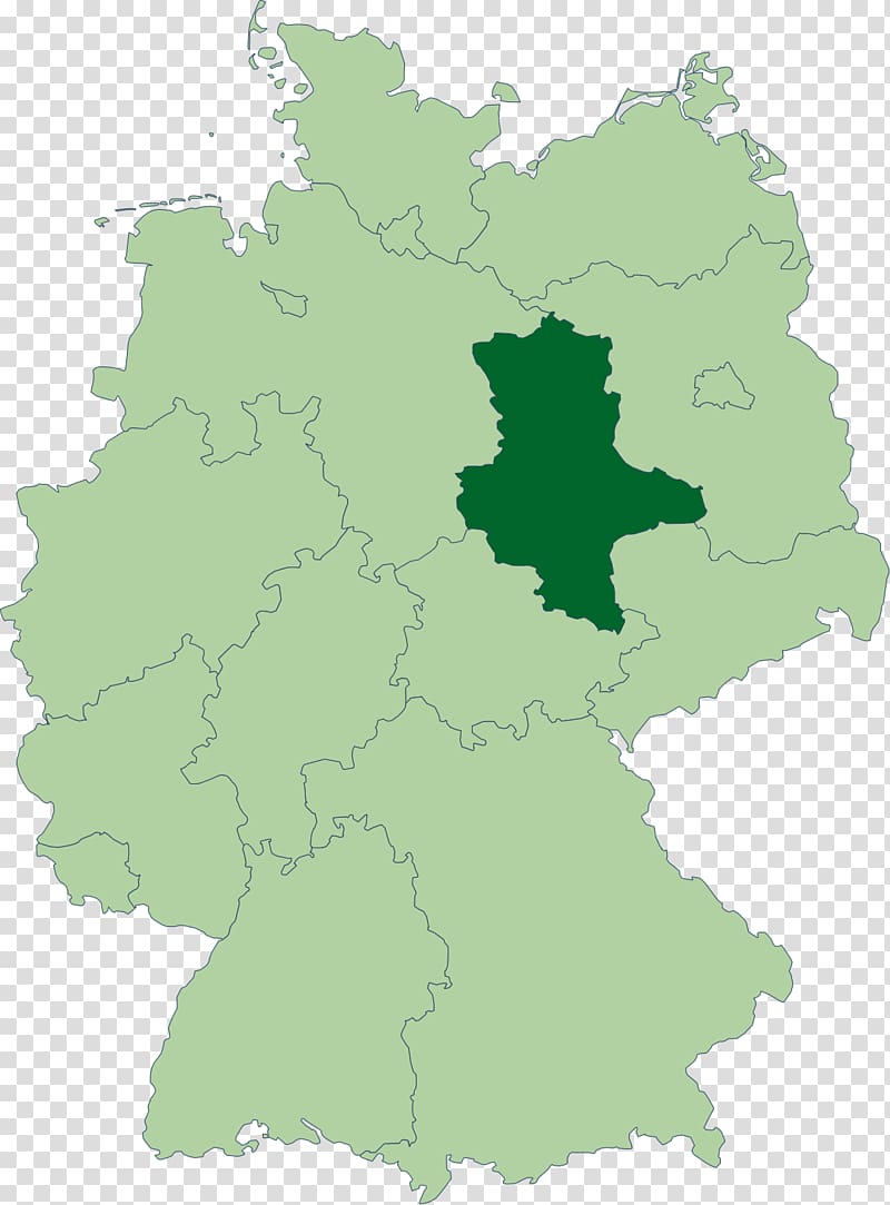 Lower Saxony States of Germany Brandenburg Free State of Anhalt, map transparent background PNG clipart