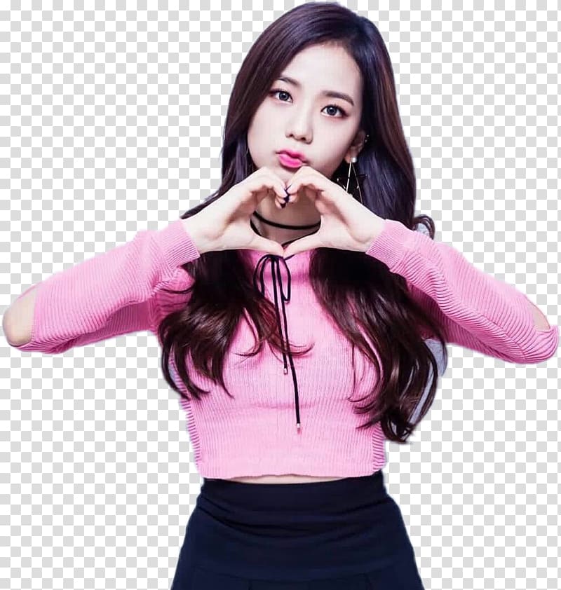 woman heart hand sign, Jisoo BLACKPINK K-pop YG Entertainment, foto jisoo blackpink transparent background PNG clipart