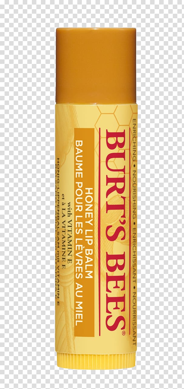 Lip balm Sunscreen Burt\'s Bees, Inc. Lotion, honey transparent background PNG clipart