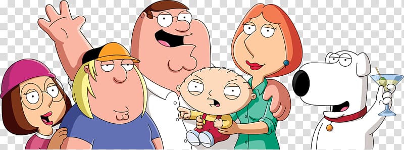 Brian Griffin Stewie Griffin Peter Griffin Television show Animated cartoon, family guy transparent background PNG clipart