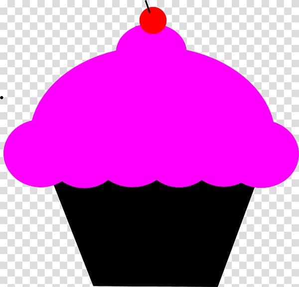 Cupcake Frosting & Icing Muffin , pink cupcake transparent background PNG clipart