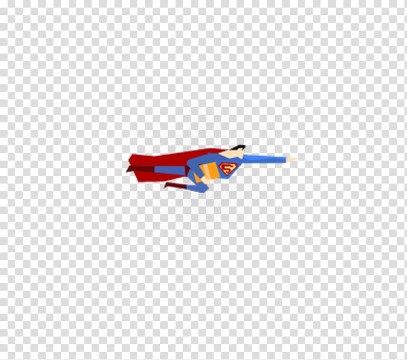 Clark Kent Cartoon Comics, Superman flying poster material transparent background PNG clipart