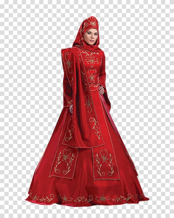 Dress Hijab Evening gown Prom Fashion, dress transparent background PNG clipart