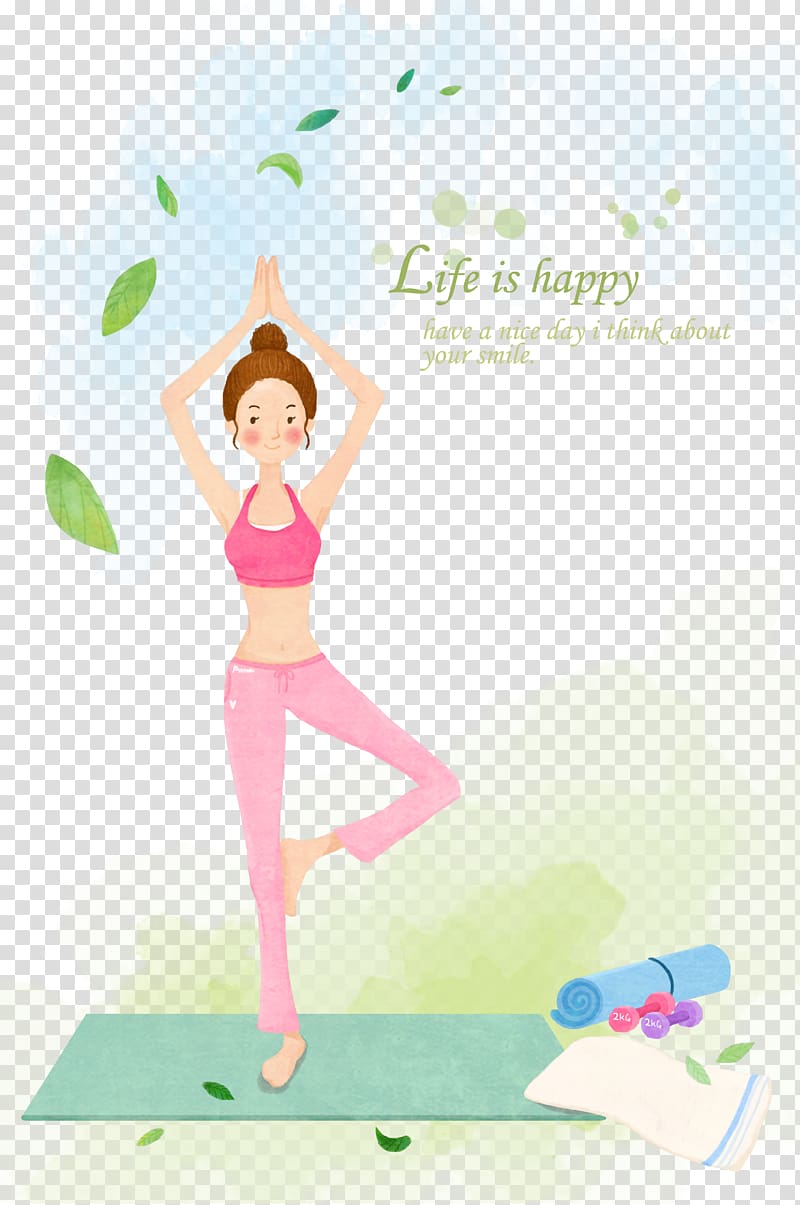 woman doing yoga painting, Zen yoga Physical exercise Yoga as exercise Asana, Yoga transparent background PNG clipart