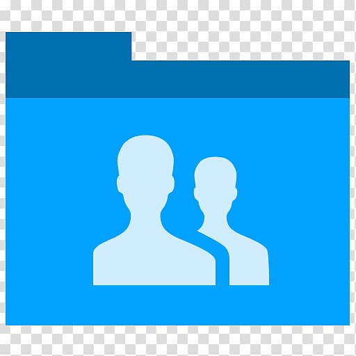 Facebook friend request logo, blue human behavior silhouette computer area, Groups transparent background PNG clipart