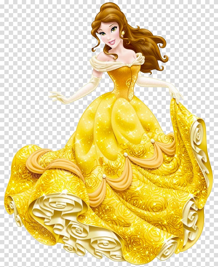 Disney Belle , Belle Beauty and the Beast Disney Princess Rapunzel, belle transparent background PNG clipart