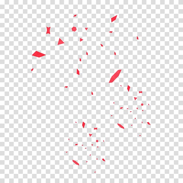 Paper Confetti Red, Red confetti transparent background PNG clipart