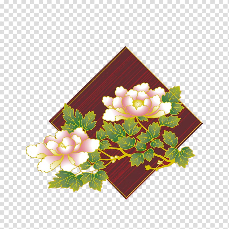 Phnom Penh Moutan peony, Pink Phnom Penh Peony transparent background PNG clipart