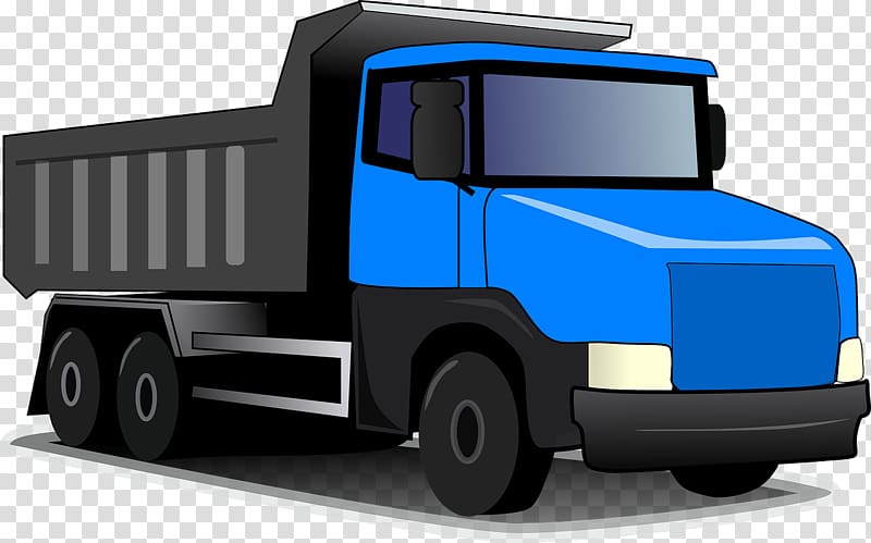 Pickup truck Dump truck Car , Blue dump truck transparent background PNG clipart