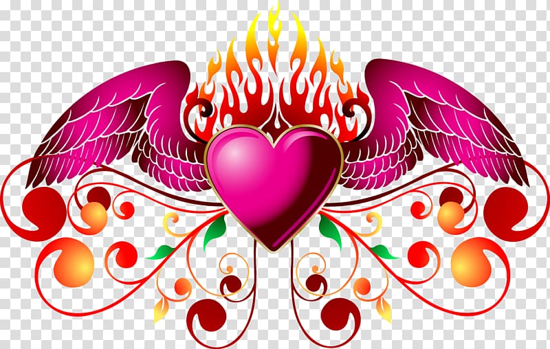 Heart iPhone 6 Desktop Fire, heart transparent background PNG clipart