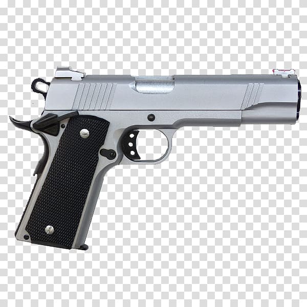 Norinco 1911 9×19mm Parabellum Semi-automatic pistol Firearm, weapon transparent background PNG clipart
