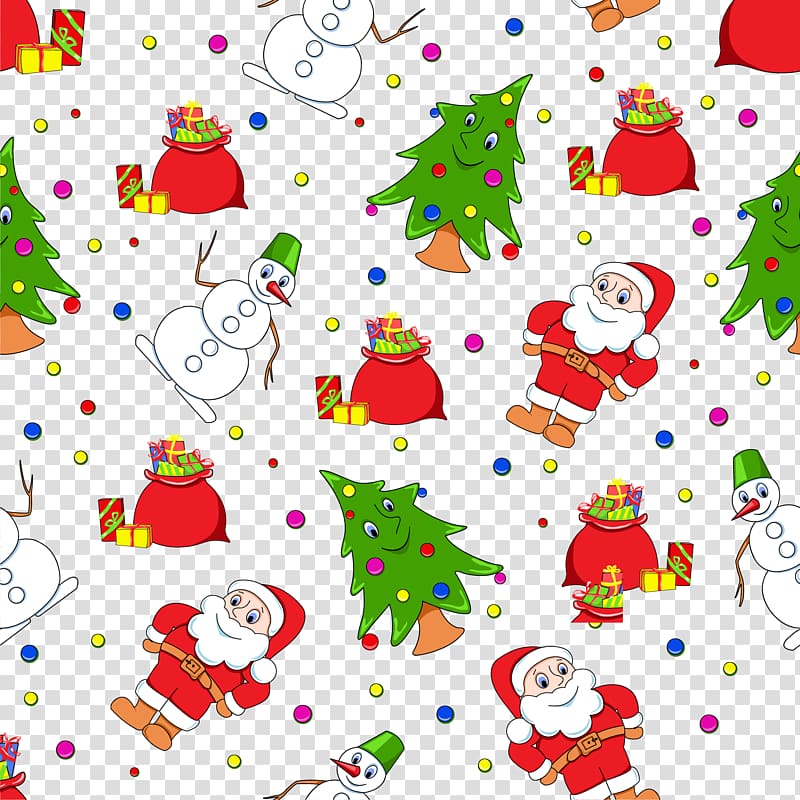 iPhone 8 Santa Claus Christmas tree Gift, Christmas transparent background PNG clipart