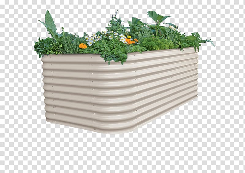 Raised-bed gardening Corrugated galvanised iron, bed transparent background PNG clipart