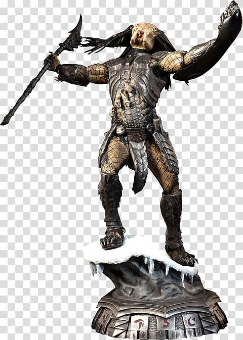 Predator: Concrete Jungle Figurine Statue Sideshow Collectibles, predators vs alien transparent background PNG clipart