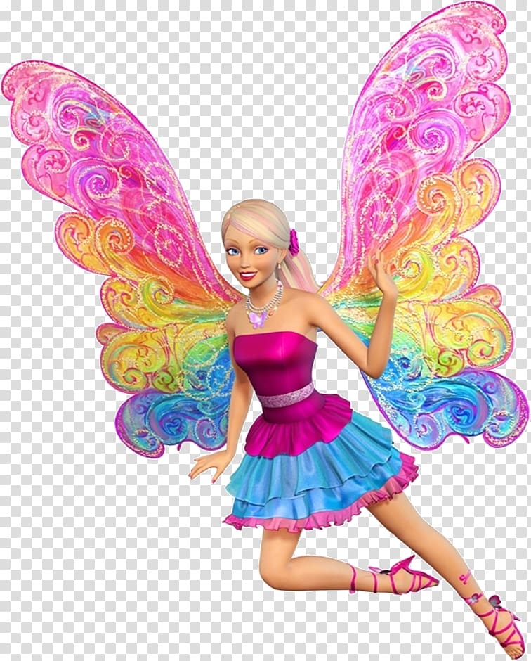 girl with wings illustration, Barbie Fairy Doll, barbie transparent background PNG clipart