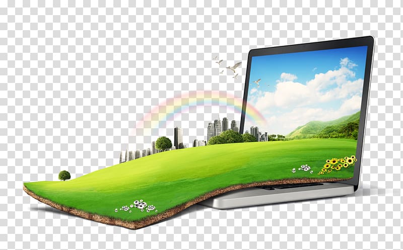 Golf simulator Sport Recreation, Creative Computer Green World transparent background PNG clipart